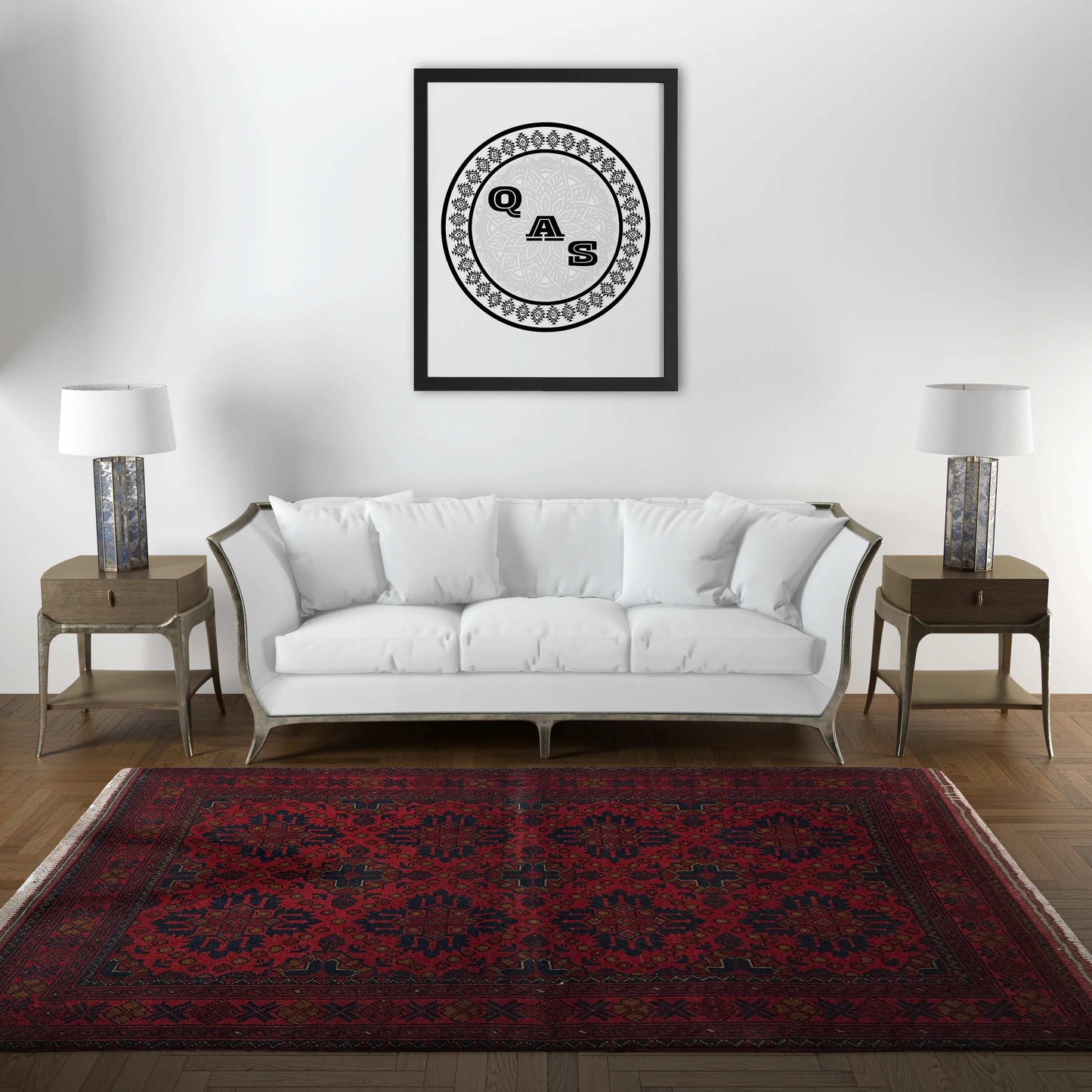 Handmade Afghan Khal Mohammadi Carpet, KM5111, Red - 100 x 150 cm