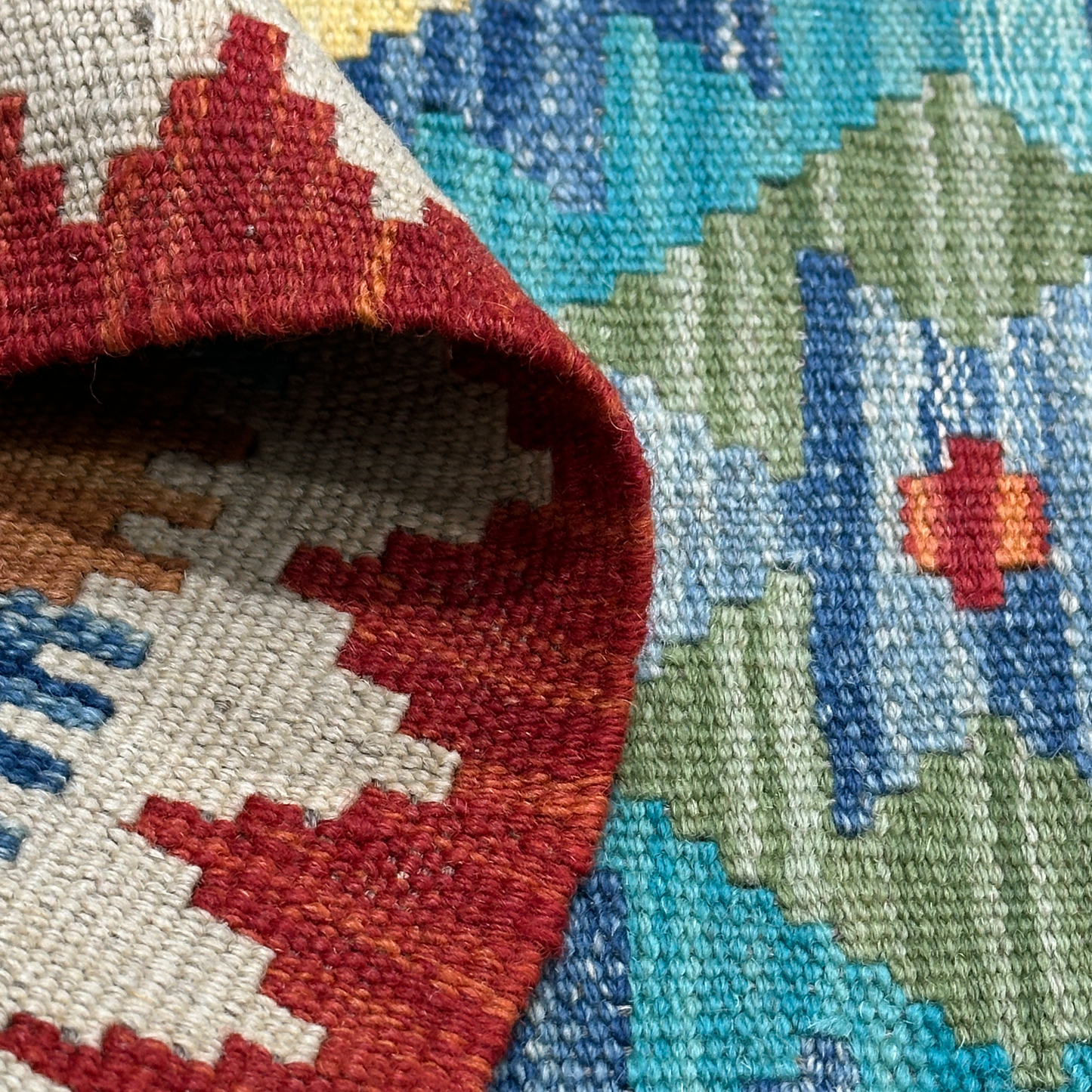 Maimana Kilim - Handmade Afghani Kilim - MG119, 80 x 120 cm