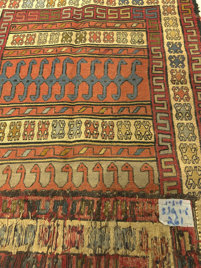 Sirjan Kilim, SJG261, Red - 100 x 150 cm