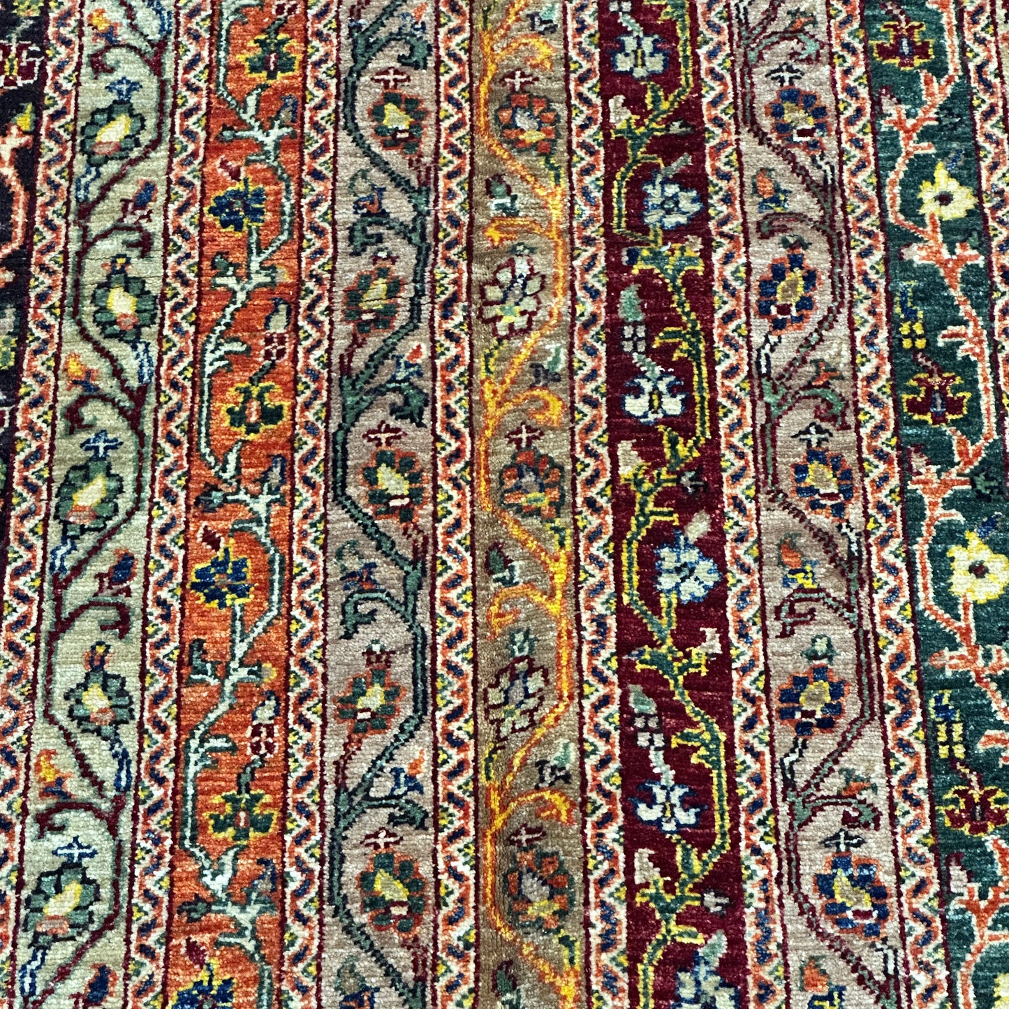 Afghan Shawl Tribal Hand Knotted Carpet, AR101 - 151 x 204 cm