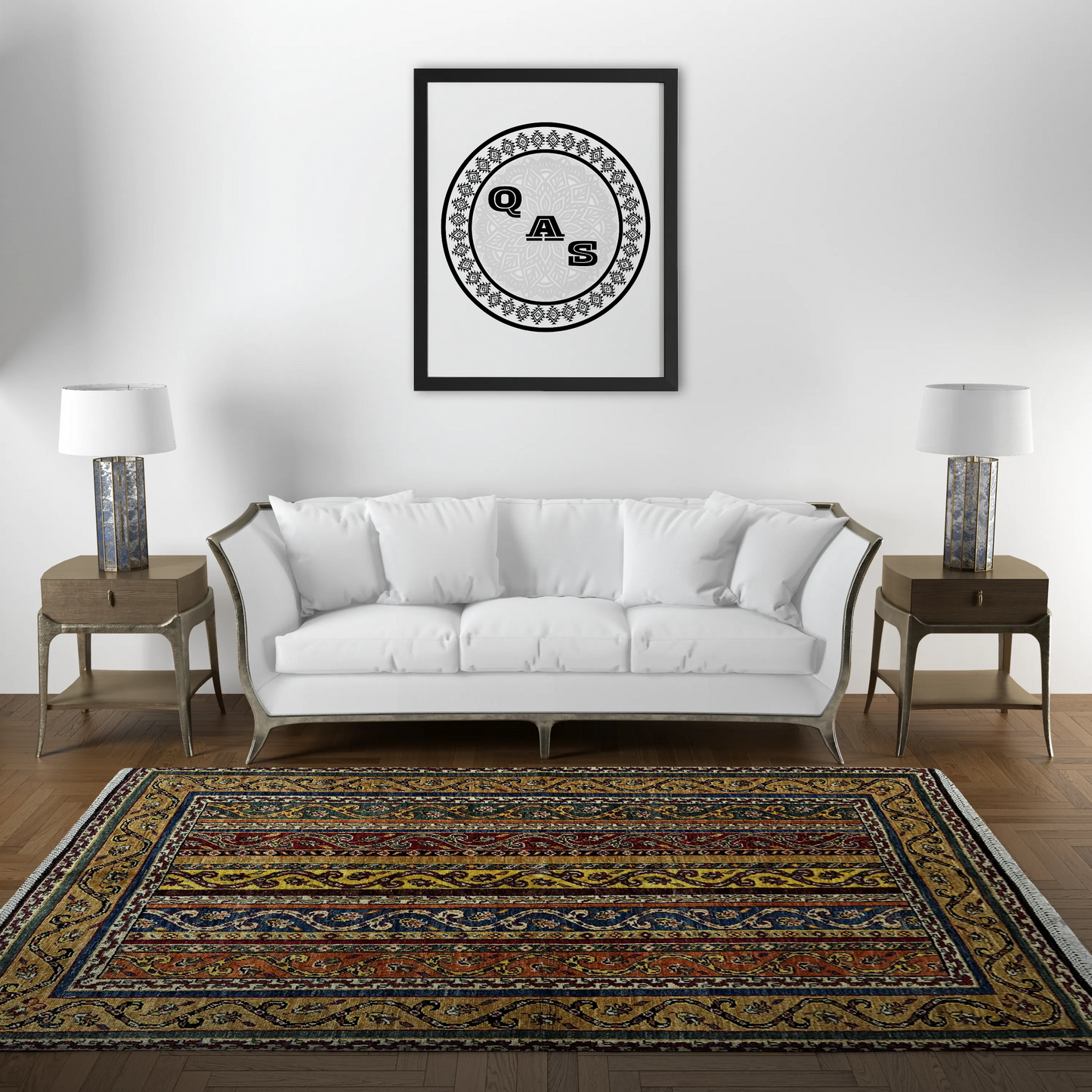 Afghan Shawl Tribal Hand Knotted Carpet, AR127 - 118 x 179 cm
