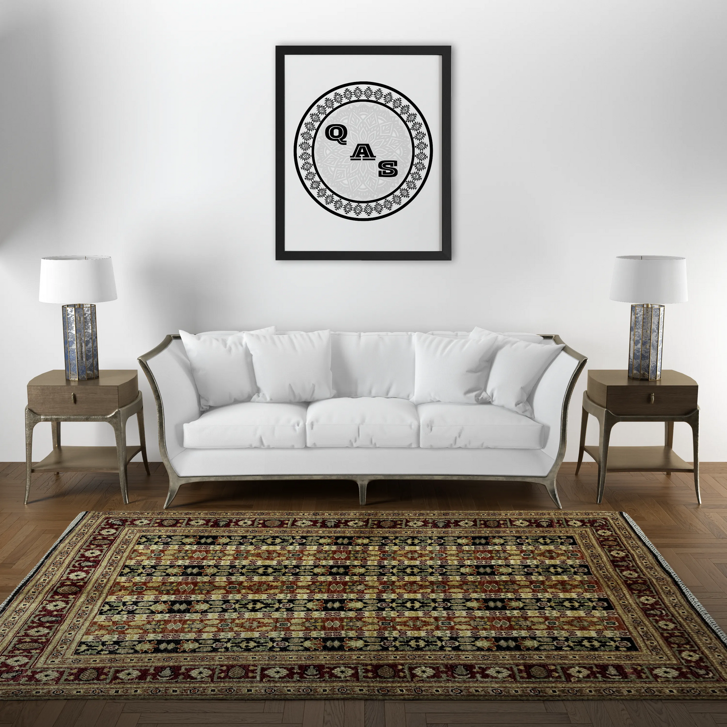 Afghan Shawl Tribal Hand Knotted Carpet, AR136 - 125 x 185 cm