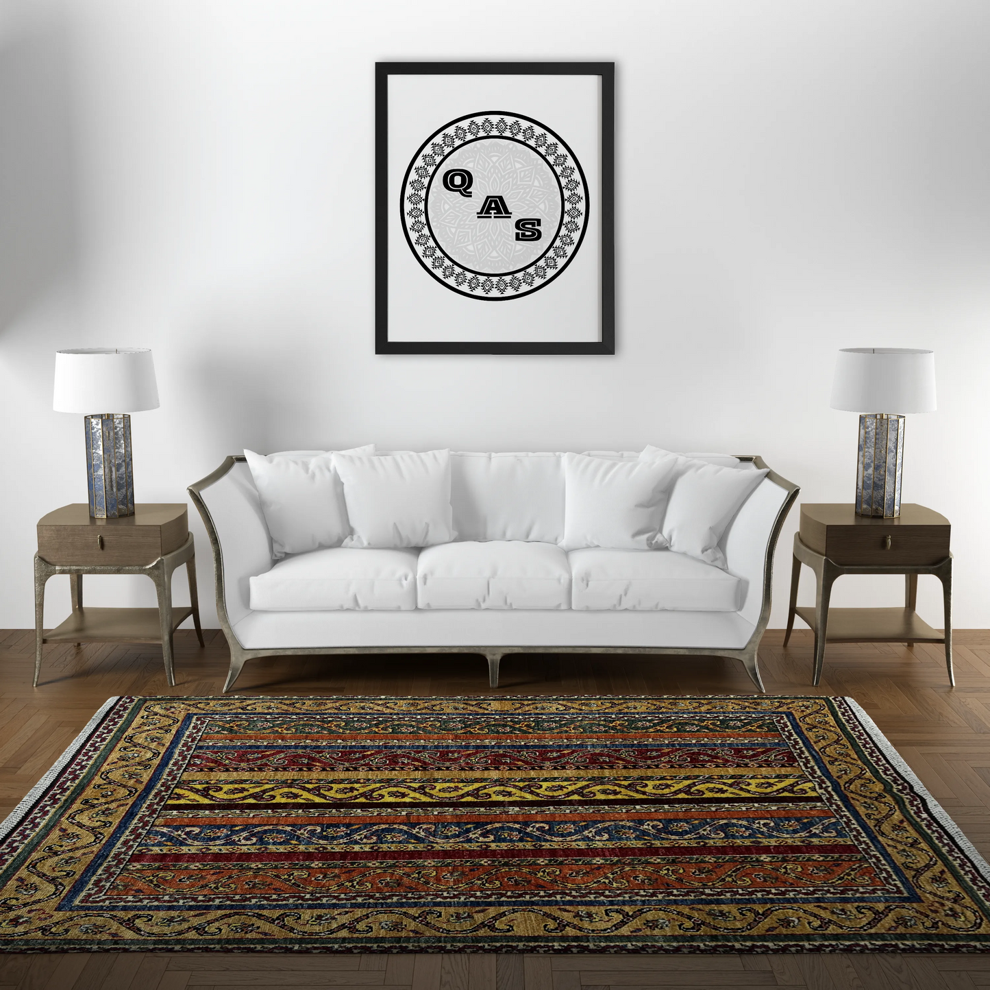 Afghan Shawl Tribal Hand Knotted Carpet, AR139 - 120 x 182 cm