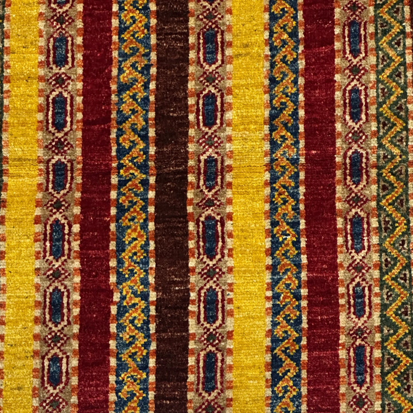 Afghan Shawl Tribal Hand Knotted Carpet, AR71 - 105 x 149 cm