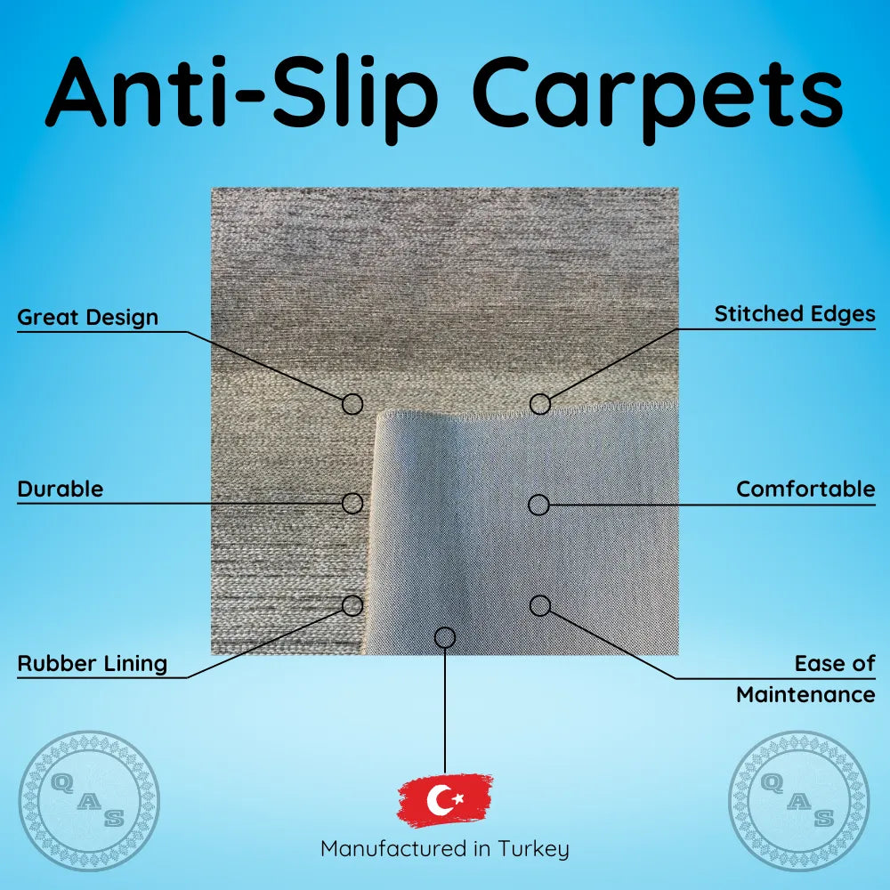 Anti Slip Carpet, AS4 - Beige & Brown