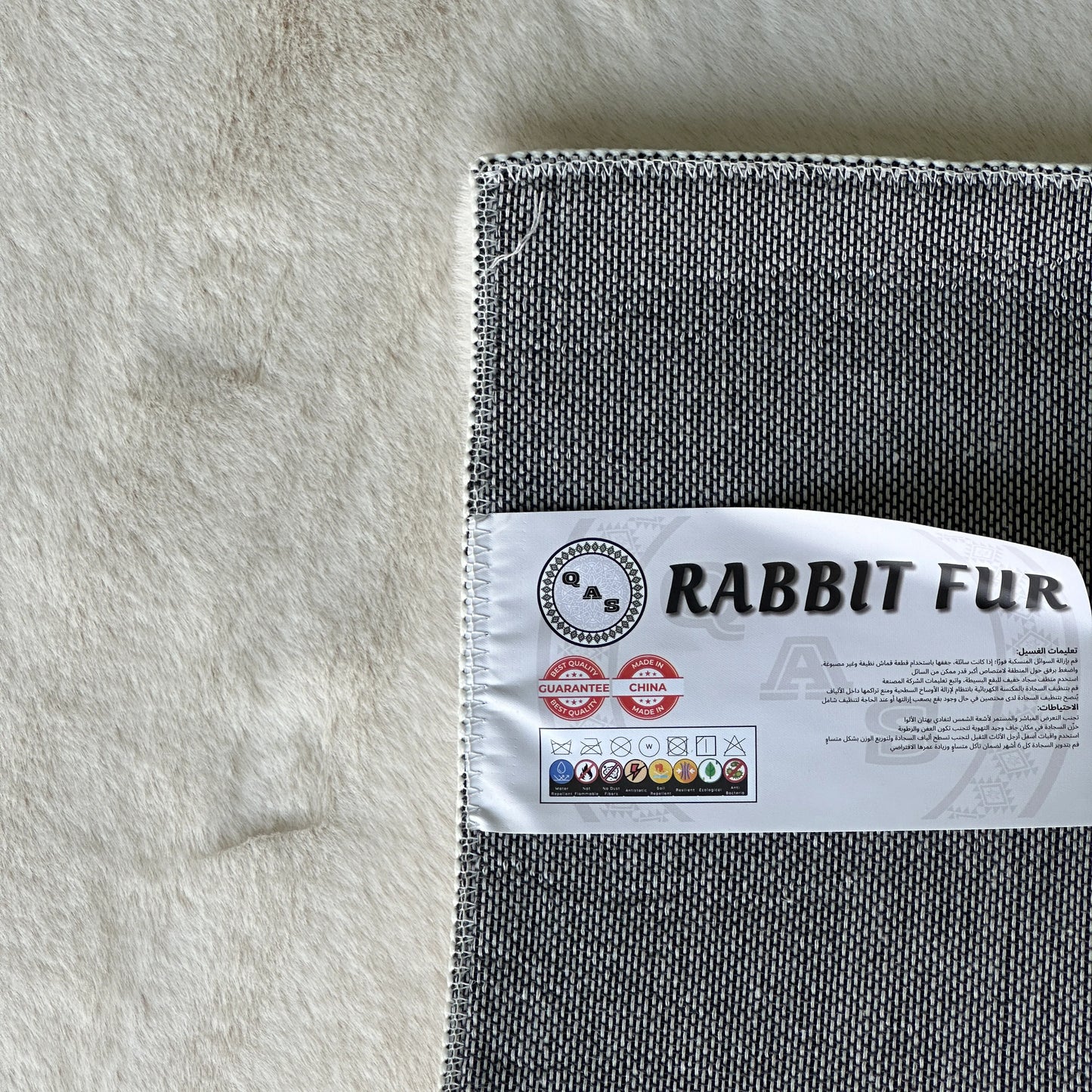 Faux Rabbit Fur Rug