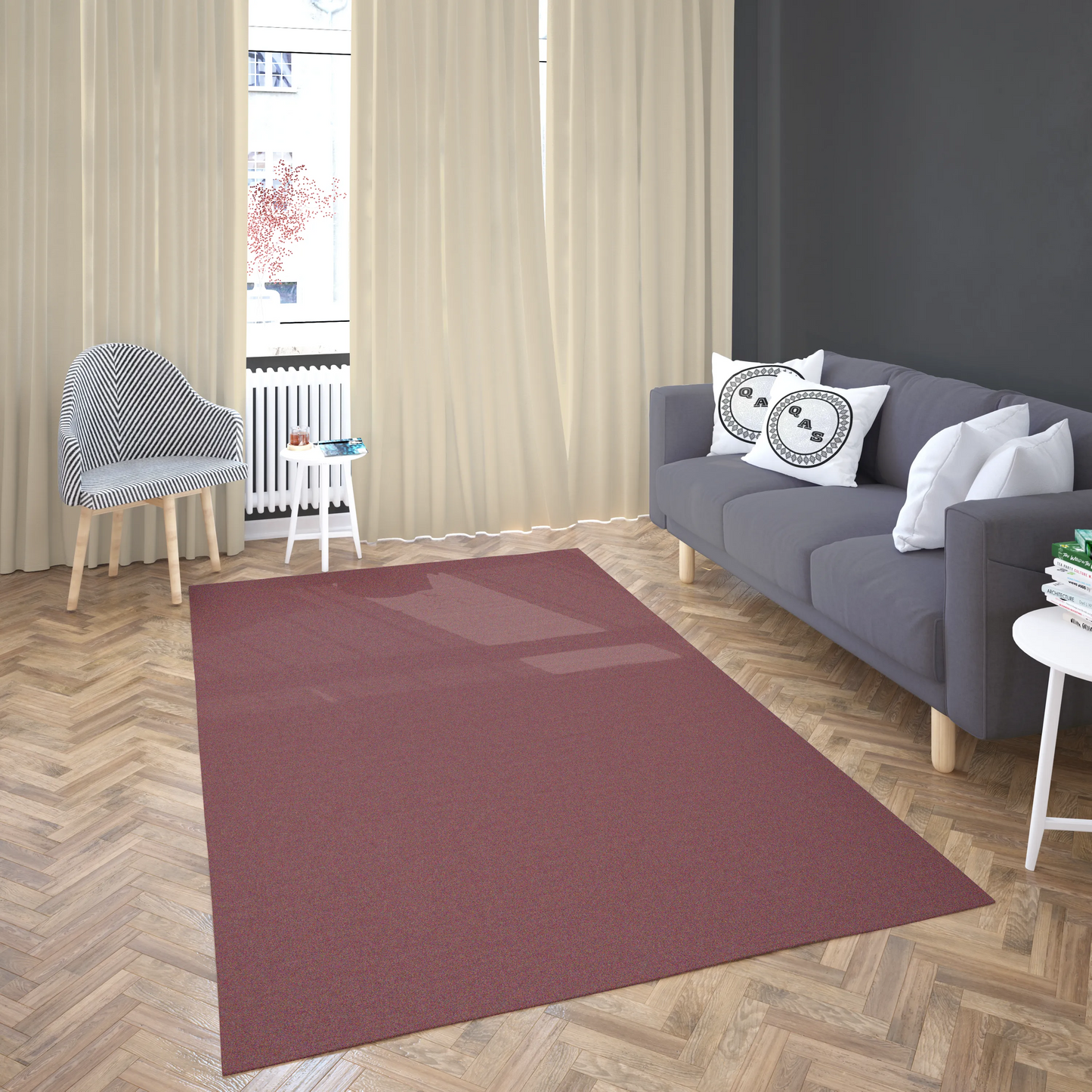 Faux Rabbit Fur Rug