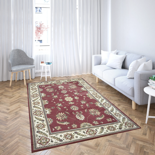 Classic Turkish Carpet, Afghan Design 2 - Red