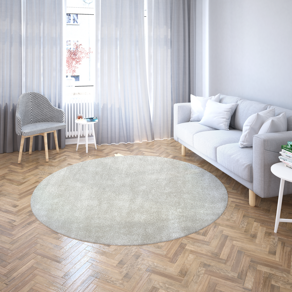 Cozy Plain Turkish Carpet