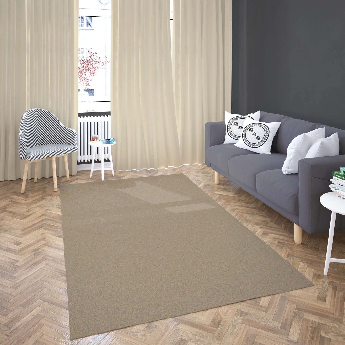 Faux Rabbit Fur Rug