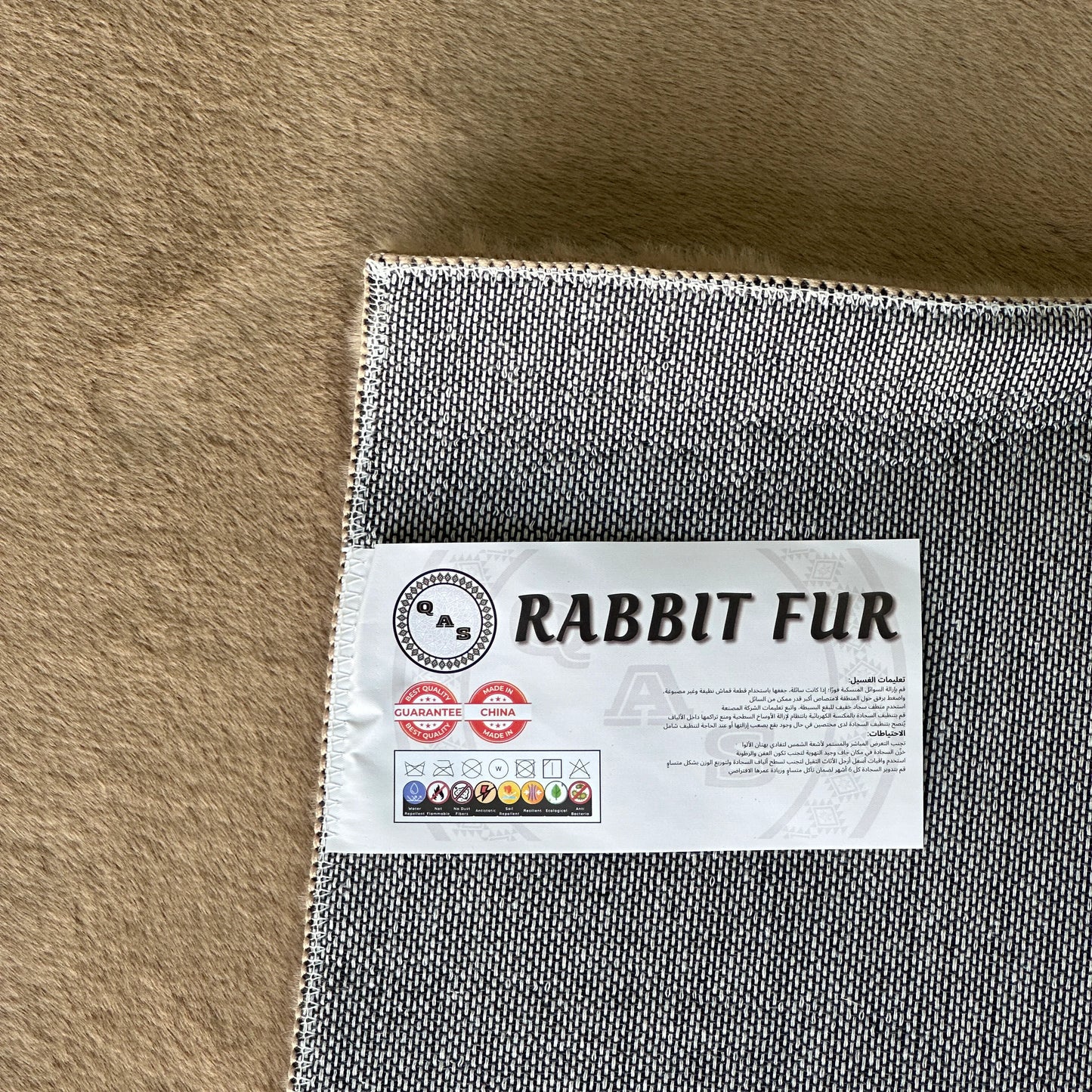 Faux Rabbit Fur Rug