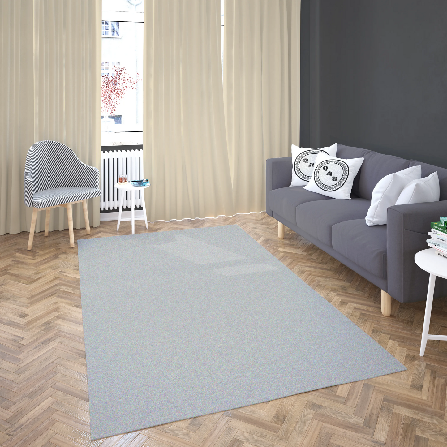 Faux Rabbit Fur Rug