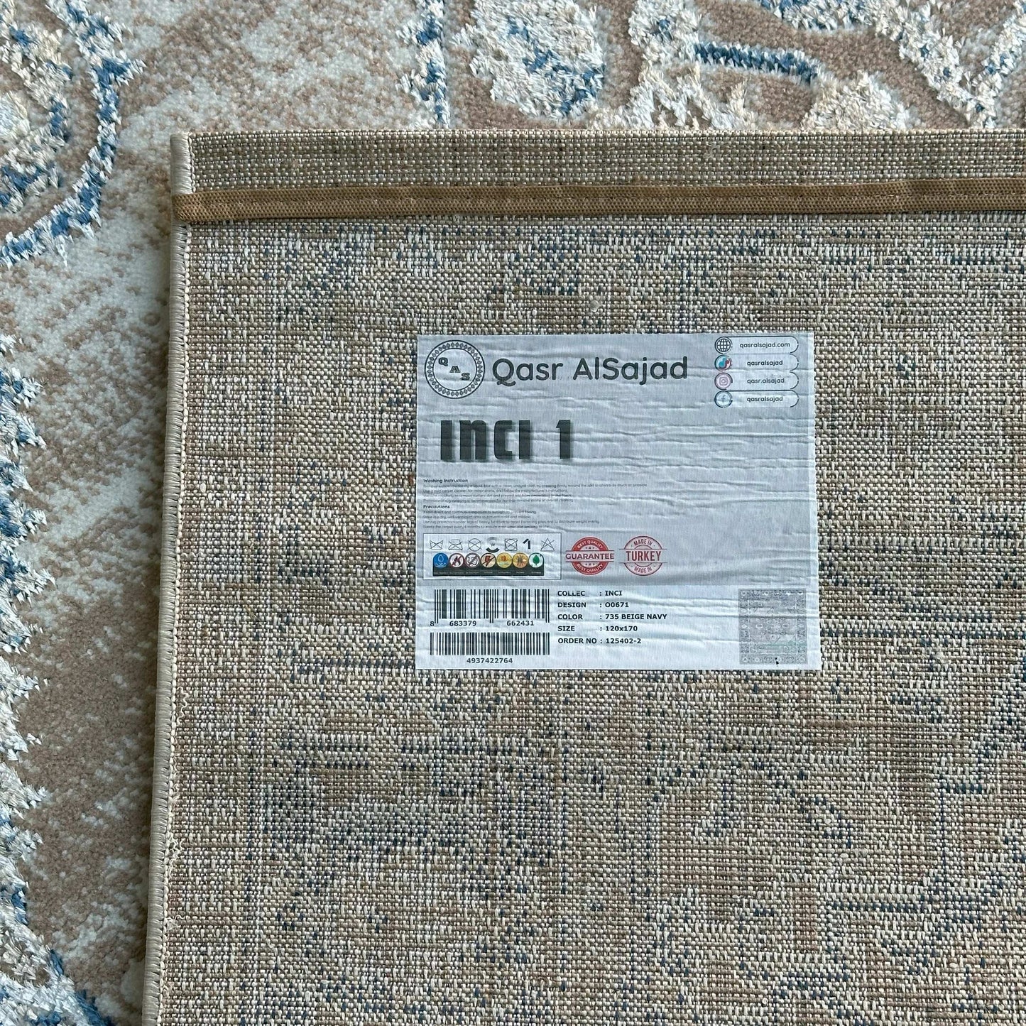 Inci 1, Classic Turkish Carpet