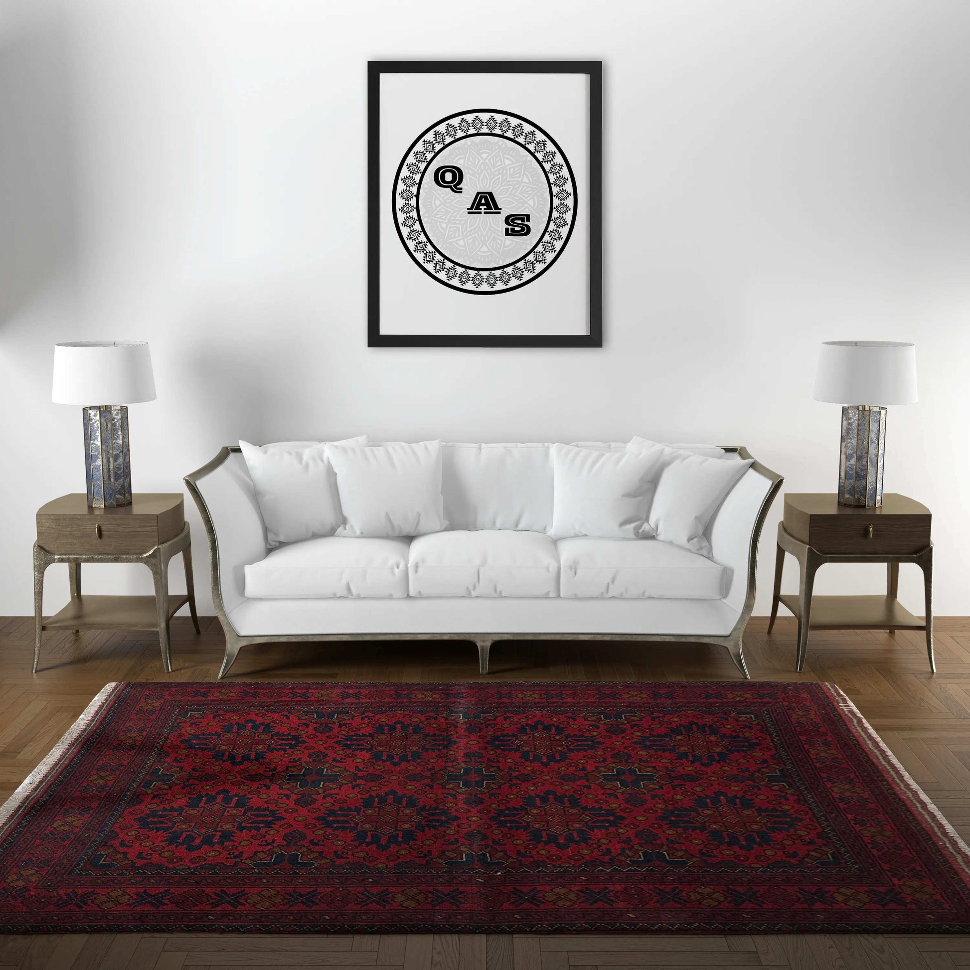 Handmade Afghan Khal Mohammadi Carpet, KM5111, Red - 100 x 150 cm