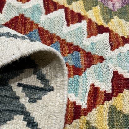 Maimana Kilim - Handmade Afghani Kilim - MG115, 80 x 120 cm