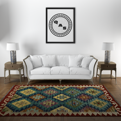 Maimana Kilim - Handmade Afghani Kilim - MG119, 80 x 120 cm