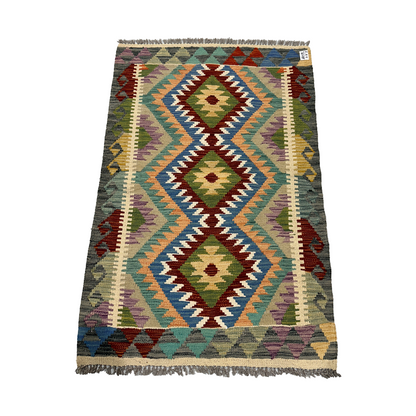 Maimana Kilim - Handmade Afghani Kilim - MG123, 80 x 120 cm