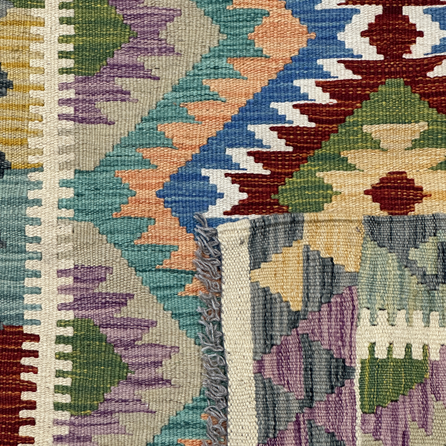 Maimana Kilim - Handmade Afghani Kilim - MG123, 80 x 120 cm