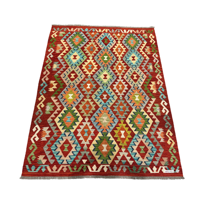 Maimana Kilim - Handmade Afghani Kilim - MG44, 150 x 200 cm