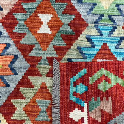 Maimana Kilim - Handmade Afghani Kilim - MG44, 150 x 200 cm