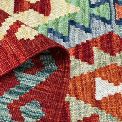 Maimana Kilim - Handmade Afghani Kilim - MG44, 150 x 200 cm