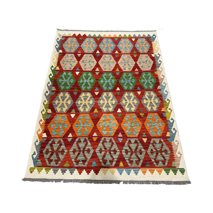 Maimana Kilim - Handmade Afghani Kilim - MG46, 150 x 200 cm