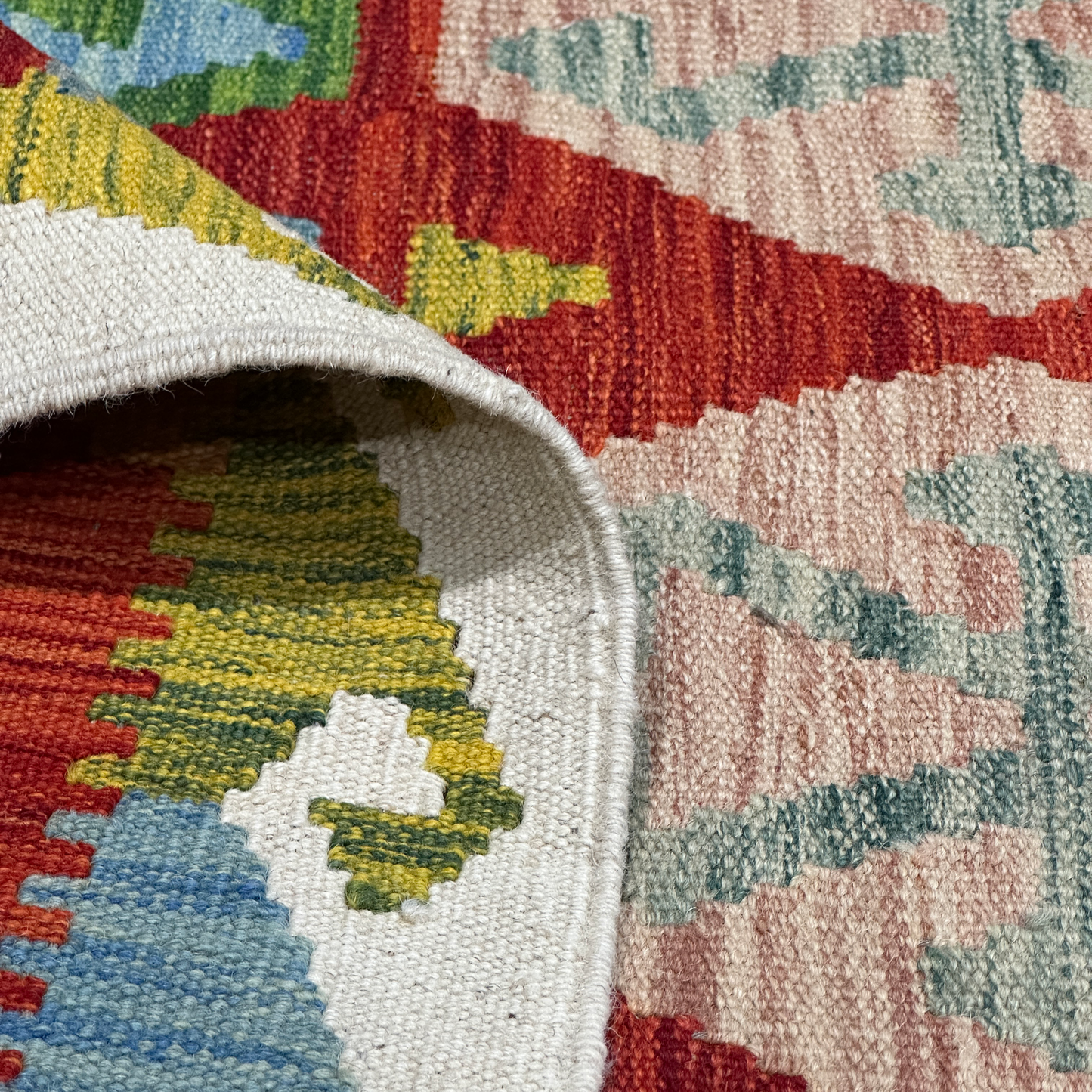 Maimana Kilim - Handmade Afghani Kilim - MG46, 150 x 200 cm