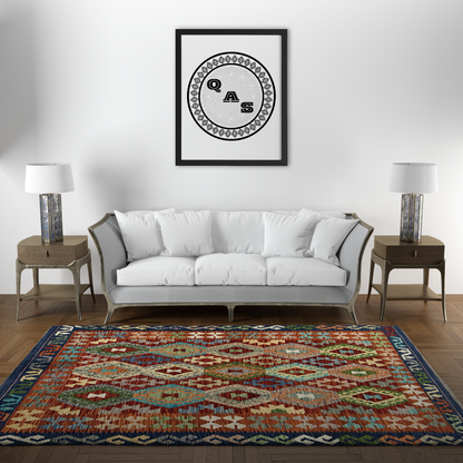 Maimana Kilim - Handmade Afghani Kilim - MG47, 150 x 200 cm