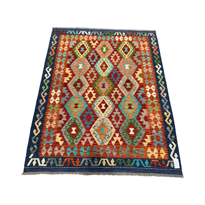 Maimana Kilim - Handmade Afghani Kilim - MG47, 150 x 200 cm