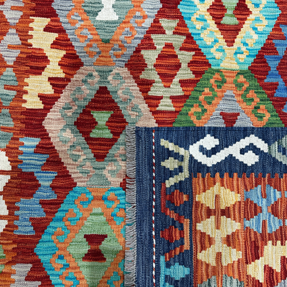 Maimana Kilim - Handmade Afghani Kilim - MG47, 150 x 200 cm