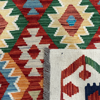 Maimana Kilim - Handmade Afghani Kilim - MG56, 150 x 200 cm