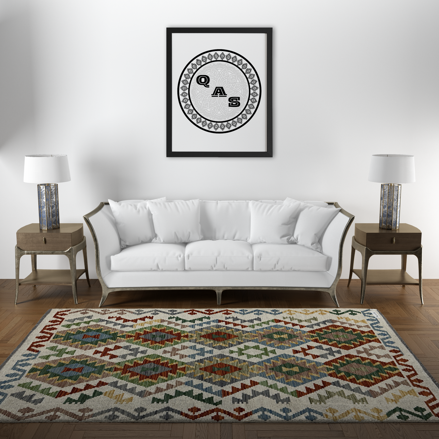 Maimana Kilim - Handmade Afghani Kilim - MG58, 100 x 150 cm