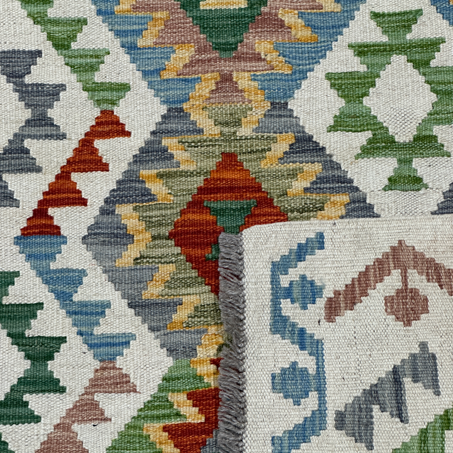 Maimana Kilim - Handmade Afghani Kilim - MG58, 100 x 150 cm