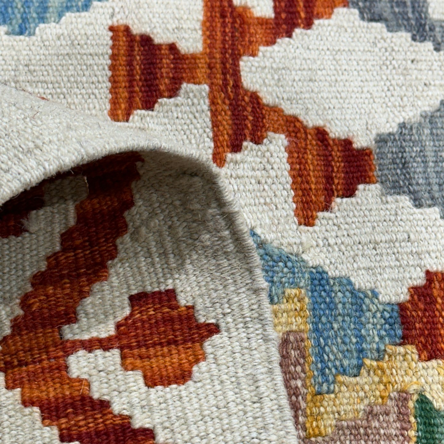 Maimana Kilim - Handmade Afghani Kilim - MG58, 100 x 150 cm