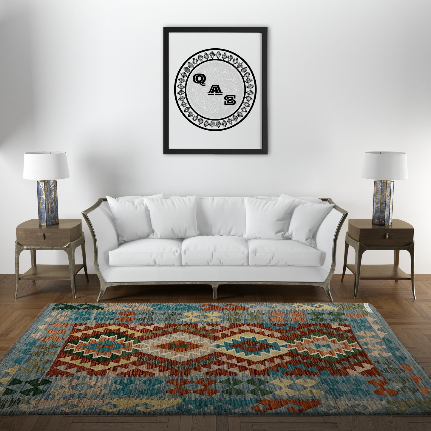 Maimana Kilim - Handmade Afghani Kilim - MG61, 100 x 150 cm