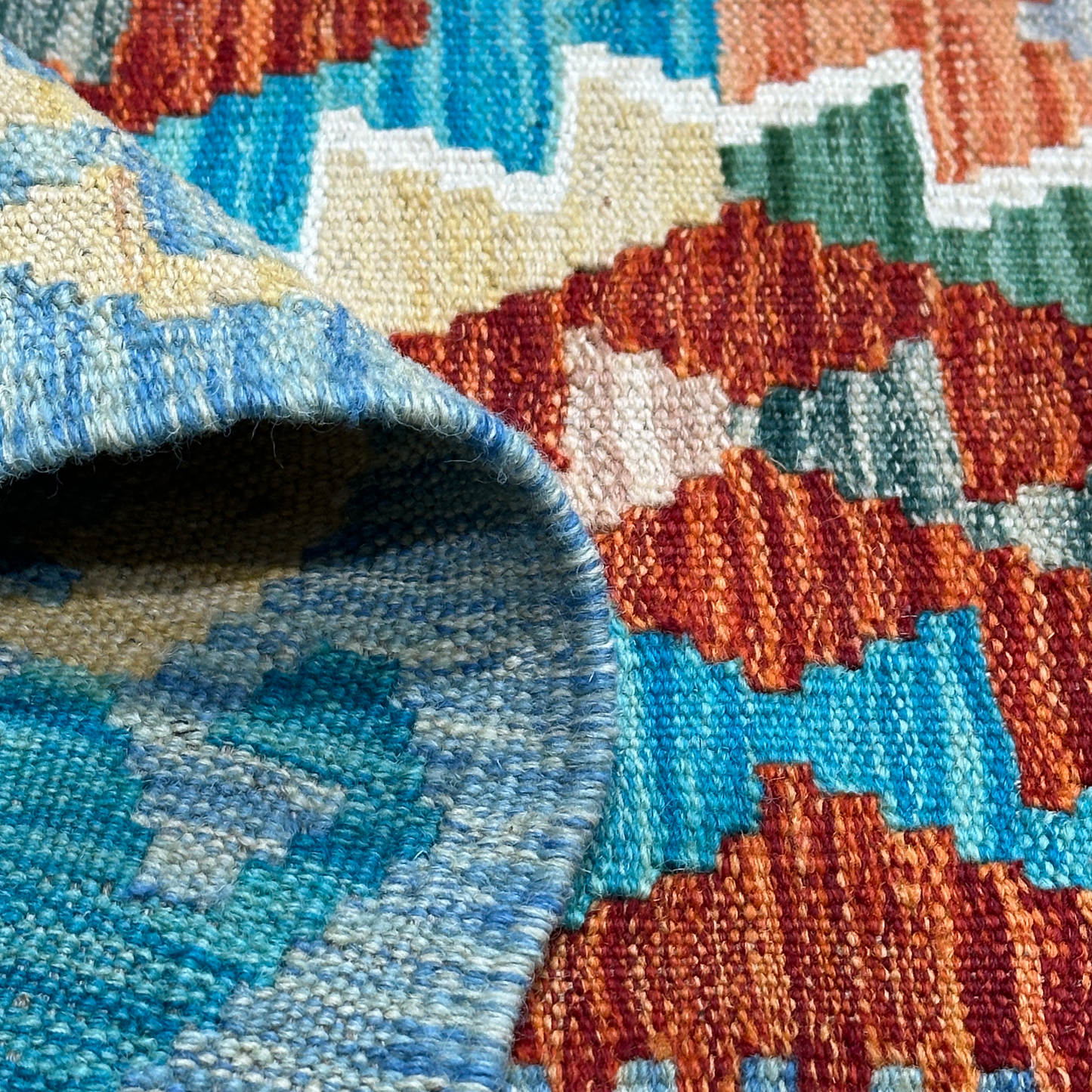 Maimana Kilim - Handmade Afghani Kilim - MG61, 100 x 150 cm