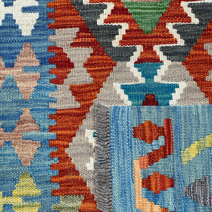 Maimana Kilim - Handmade Afghani Kilim - MG63, 100 x 150 cm