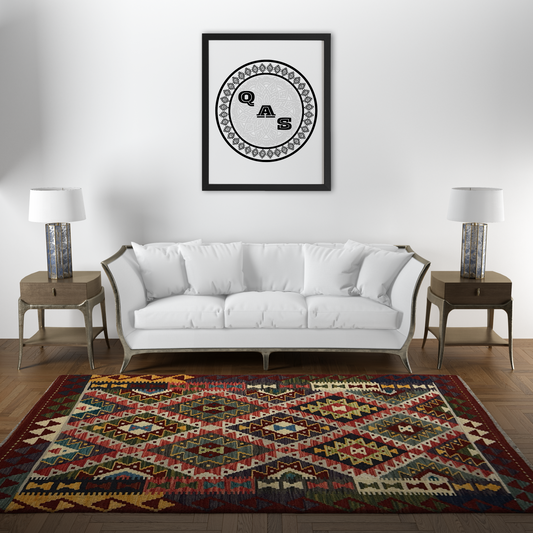 Maimana Kilim - Handmade Afghani Kilim - MG78, 100 x 150 cm
