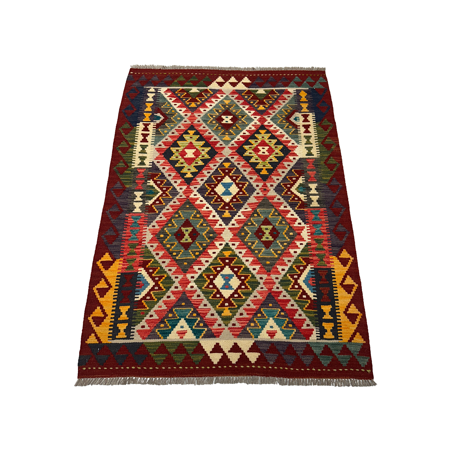 Maimana Kilim - Handmade Afghani Kilim - MG78, 100 x 150 cm