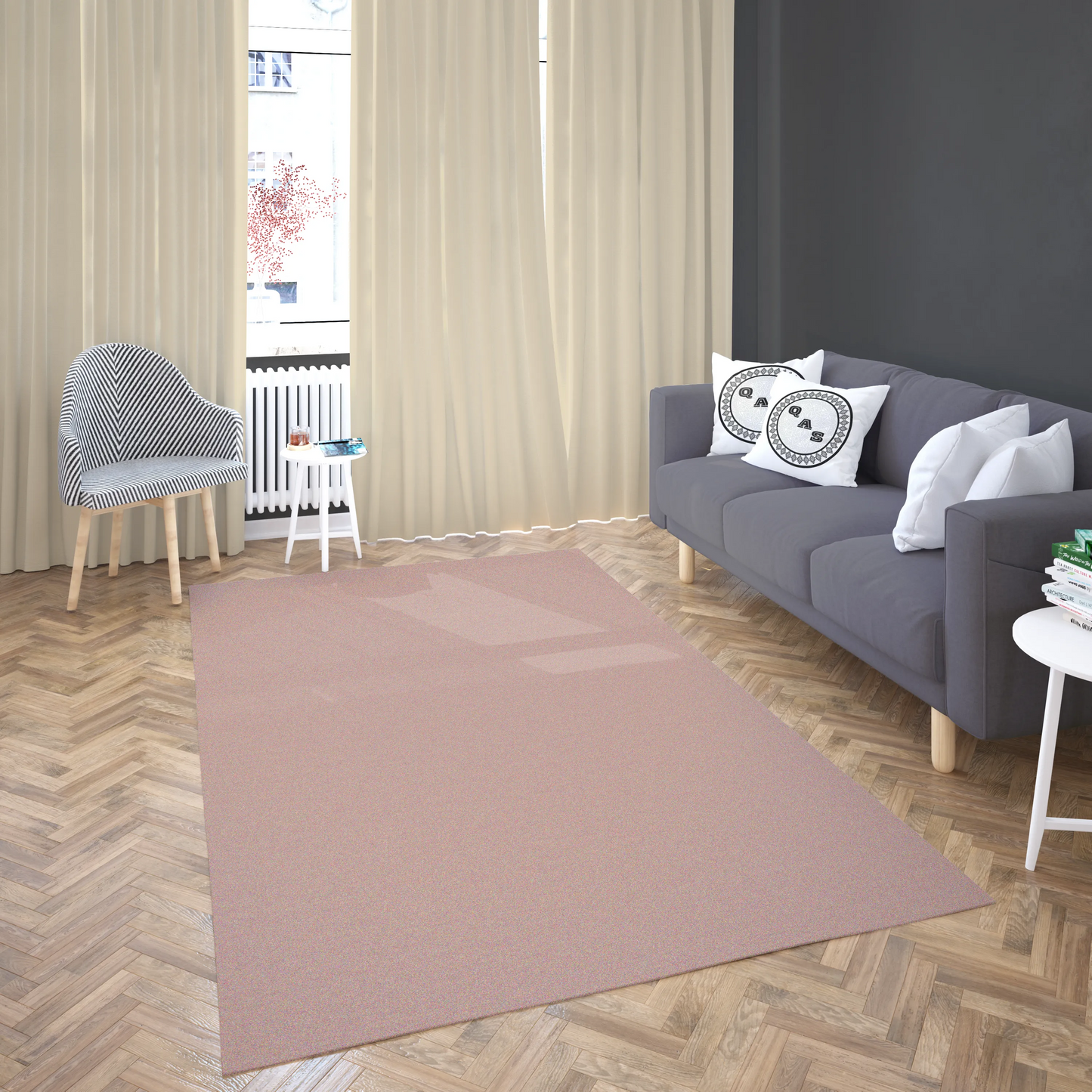 Faux Rabbit Fur Rug