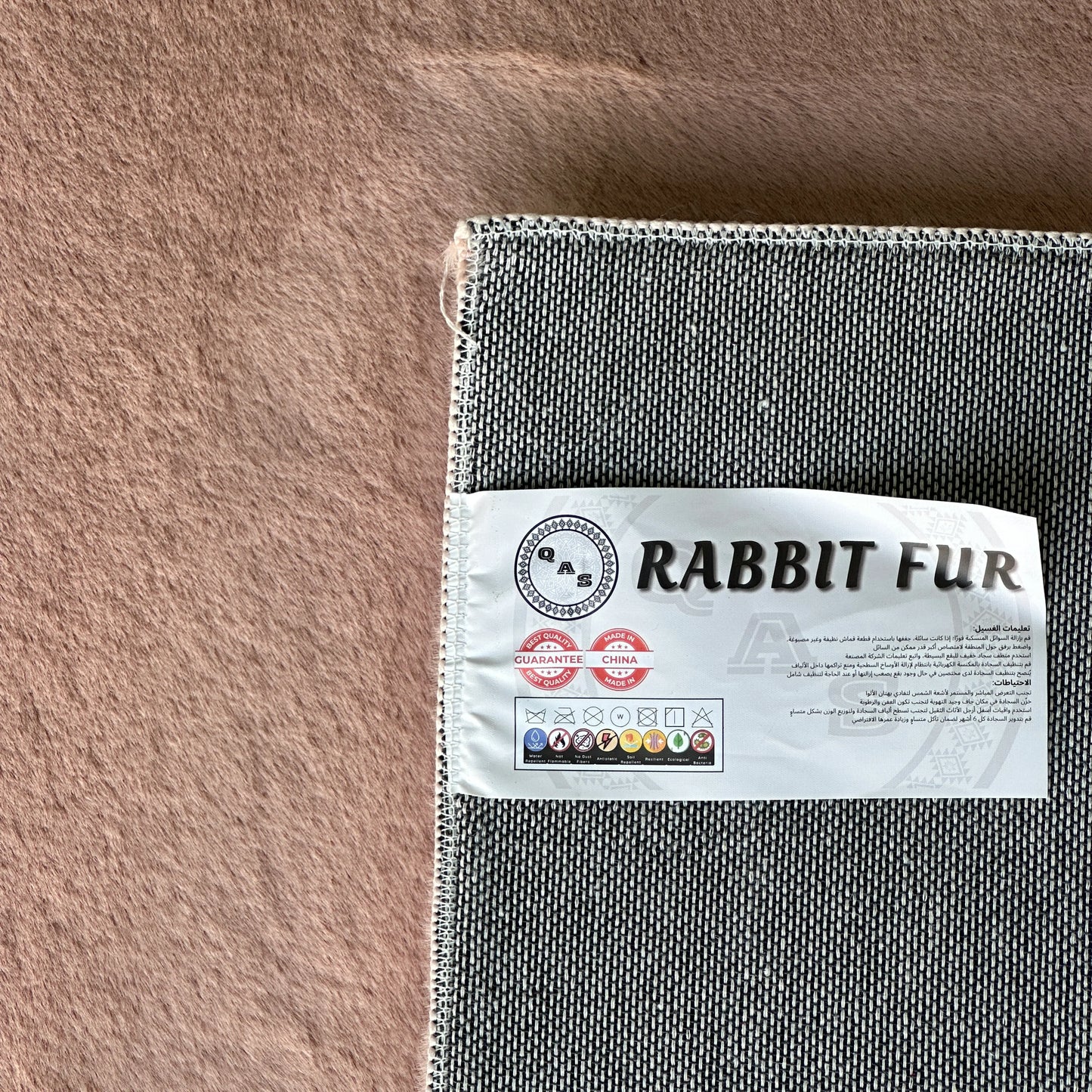 Faux Rabbit Fur Rug