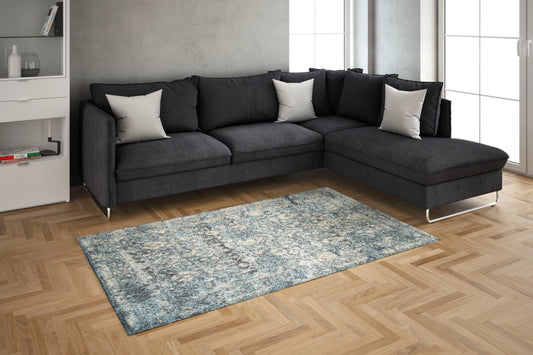 Classic Design Carpet, TE0015, Grey  - 120 x 170 cm