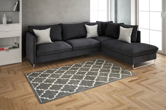Classic Design Carpet, TE0017, Grey