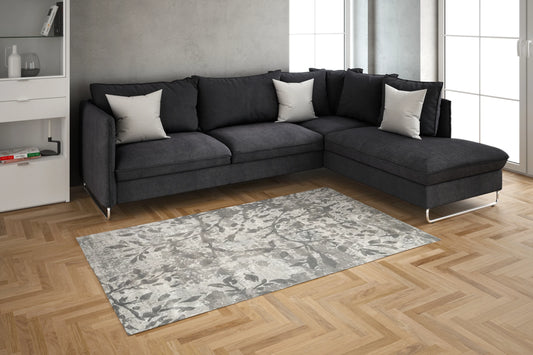 Modern Turkish Carpet, TE0021, Grey - 200 x 290 cm