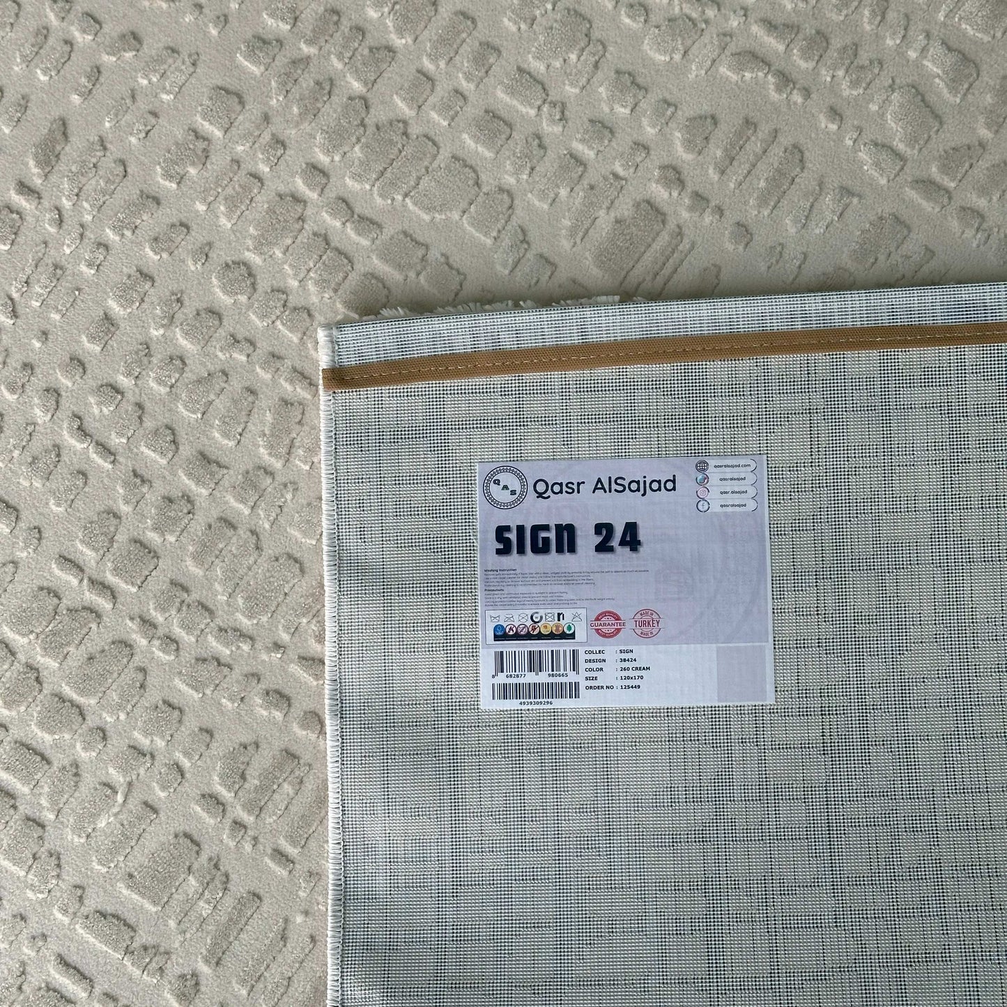 Sign 24, Recycled Patterned Carpet