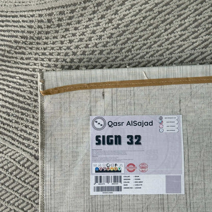 Sign 32, Recycled Patterned Carpet