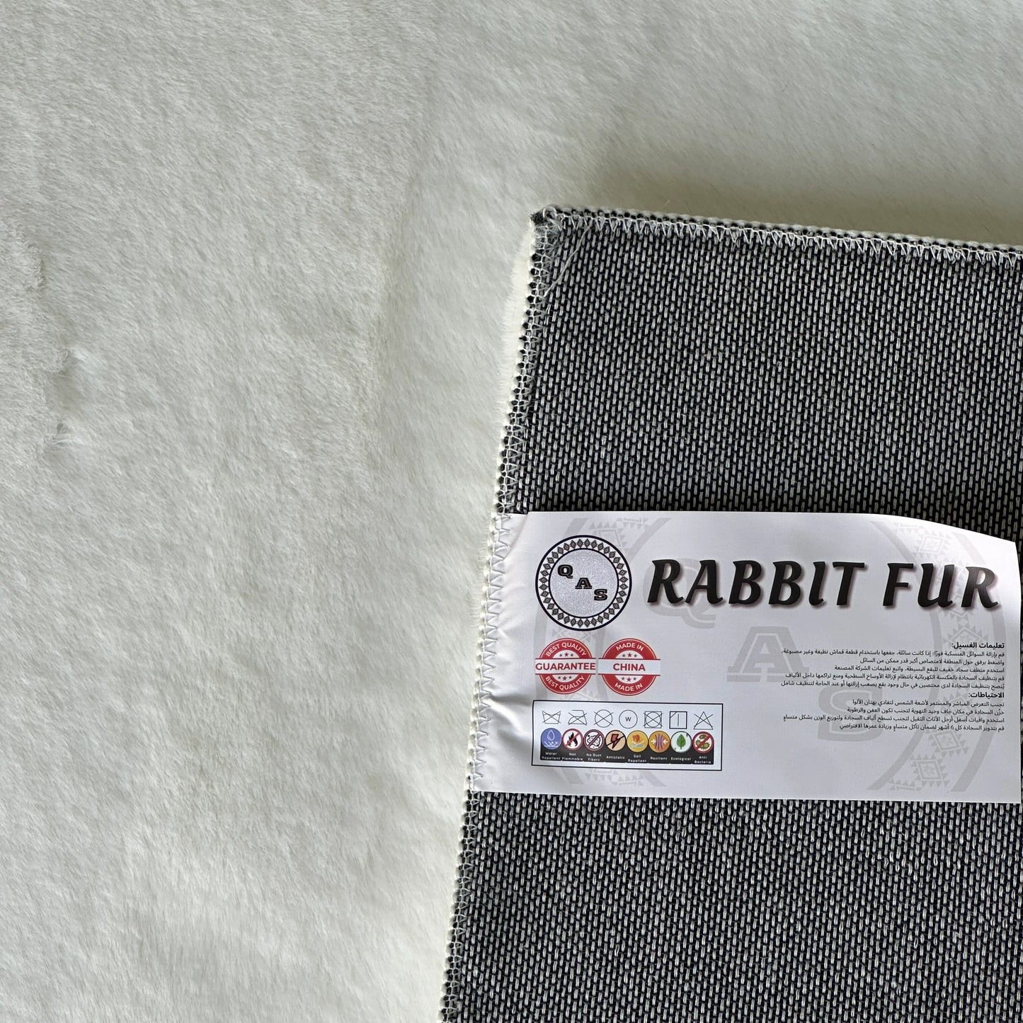 Faux Rabbit Fur Rug